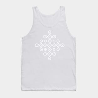 Dot Kolam, Rangoli, Indian traditional art Tank Top